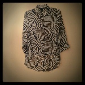 New short front and long back tunic