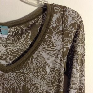 Vintage 3/4 length sleeve top