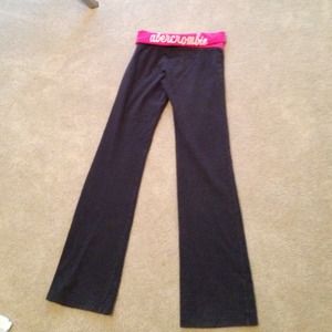 A&F yoga boot sweats