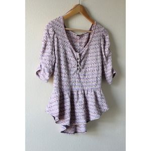 Free People Peplum Top