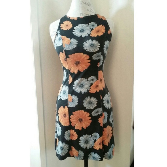 70s floral mini