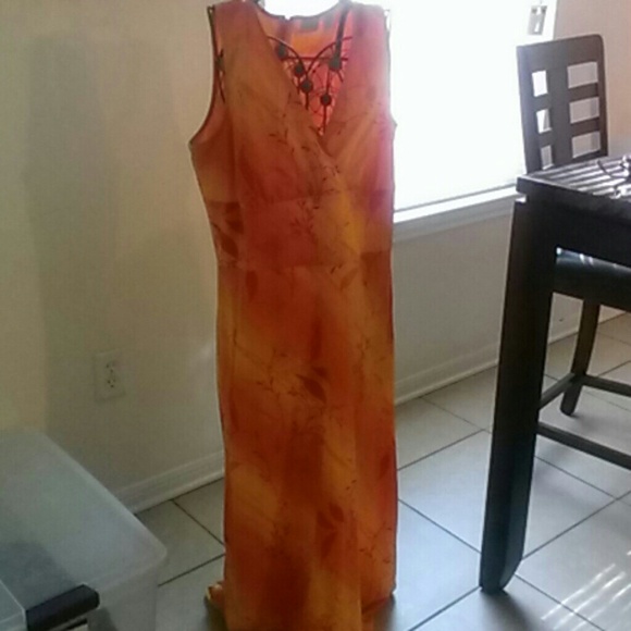 Misses Floor Length Dress
