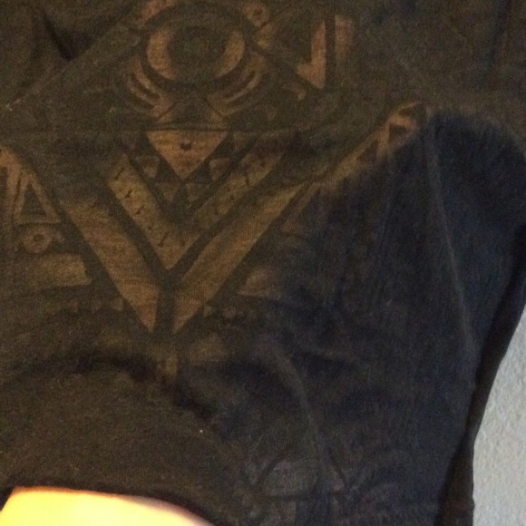 🚫SOLD💗 H&M see through Aztec pattern tee 💗 - Picture 3 of 4