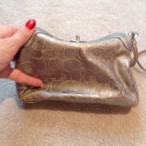 Authentic coach wristlet