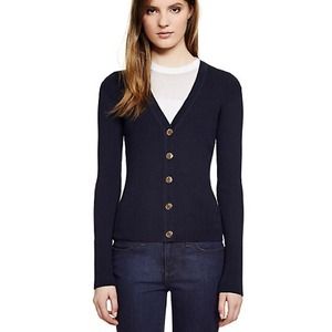 💖SOLD💖 NWT Tory Burch Blue Simone Wool Cardigan