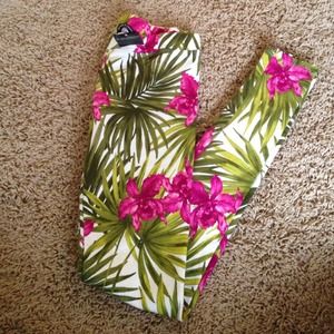 Nwt Brandy tropical leggings