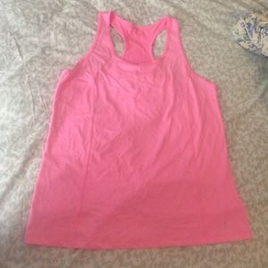 **Pink Racerback Tank**