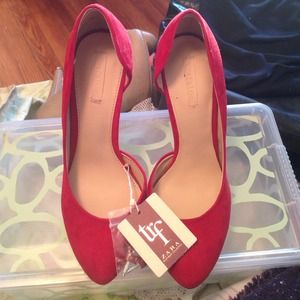 Red Zara Pumps