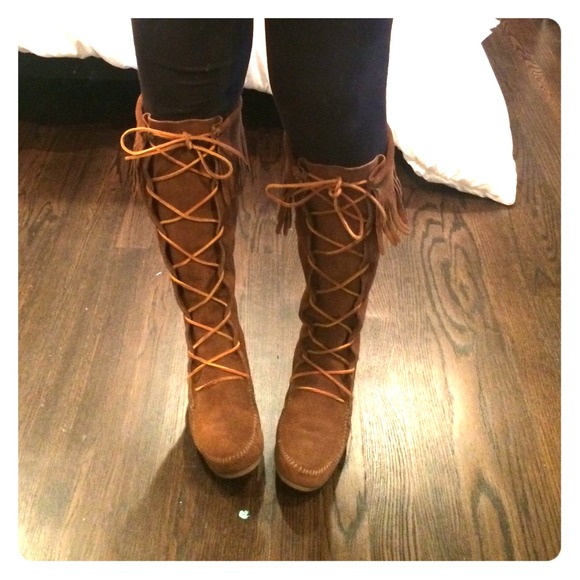 Moccasin boots