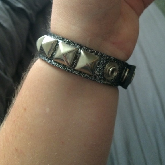 Studded Cuff Bracelet - Picture 2 of 3