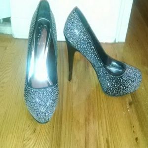 Jeweled heels!!! NWOT