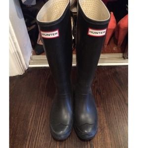 Black original matte Hunter Boots