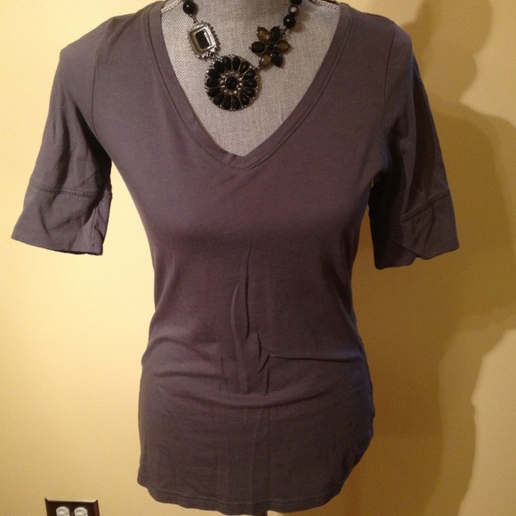 Grey V-Neck top