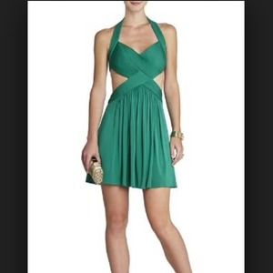 BCBG Cut-Out Halter Dress