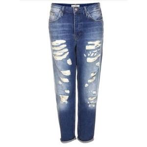 Topshop distressed boyfriend jeans