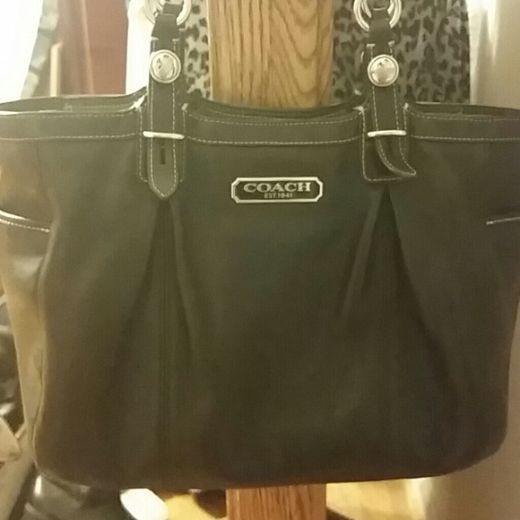 Coach black purse