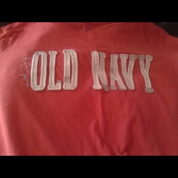 Peach/Orange. Long sleeve shirt