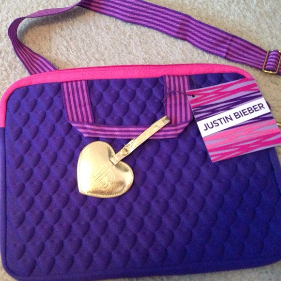 Justin bieber Handbags - Justin bieber limited edition laptop case