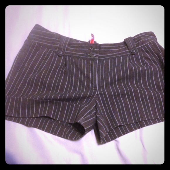Hot Topic Pinstripe Shorts