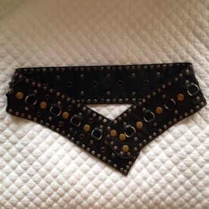Leather Studded Belt