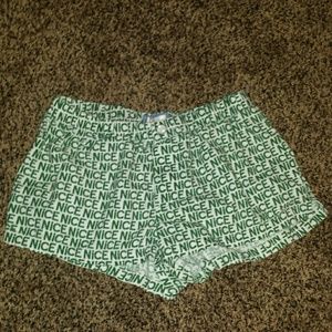 Pajama shorts