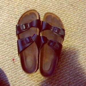 Black Sydney Birkenstock sandals