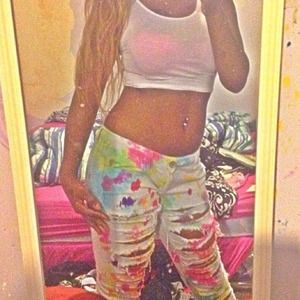 Tie dye pants designed by me