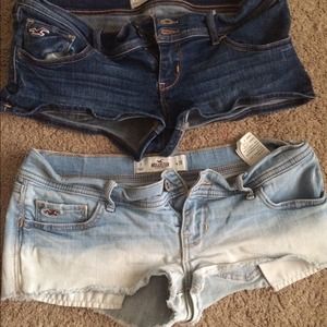 Two pairs of hollister shorts!