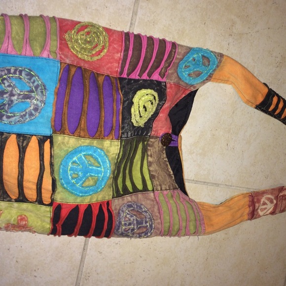 Amazing colorful peace bag - Picture 2 of 4