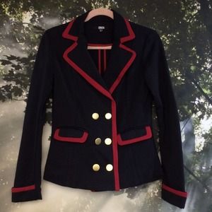 NWOT Cute Nautical Military Blazer