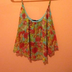 Floral American Dream Top