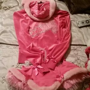 Victoria's Secret Santa Baby hat,Hoodie,&skirt