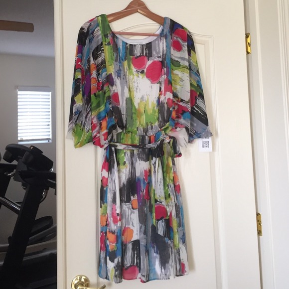 Multi Print Dress
