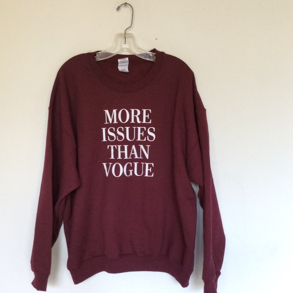 More issues Than Vogue sweatshirt - Picture 3 of 4