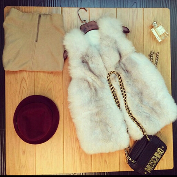 [Real fur vest] very stylish & warm - Picture 4 of 4