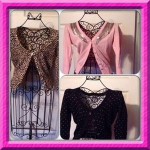 Set of 3 cardigans for @tamijack