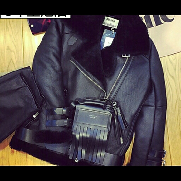 Real fur & leather jacket - Picture 3 of 4