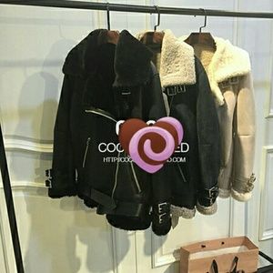 Real fur & leather jacket