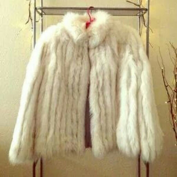 SAGA Jackets & Blazers - *SAGA SHADOW FOX FUR COAT JACKET 8-12