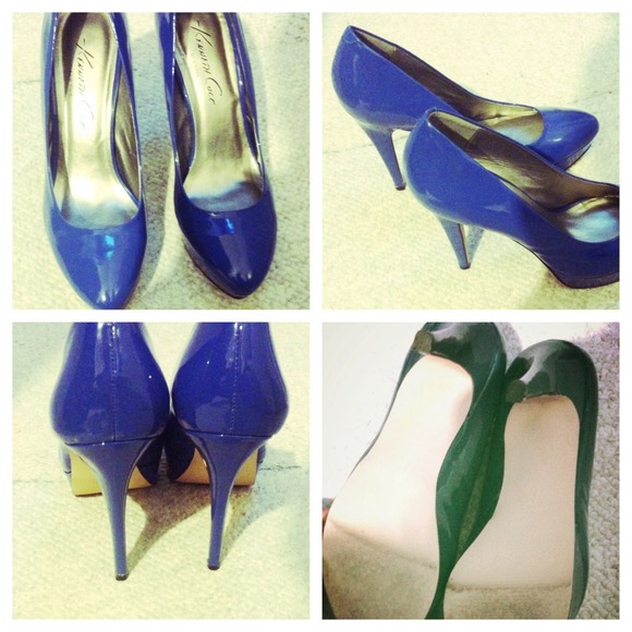 Kenneth Cole Blue Pumps - Picture 1 of 1