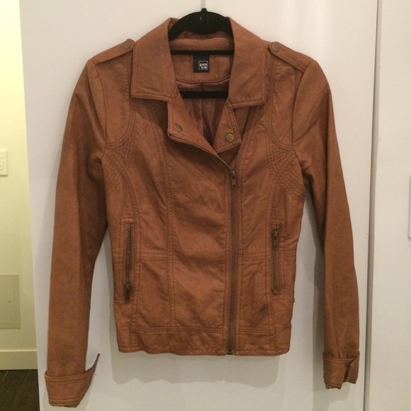 Pimke Faux Leather Jacket