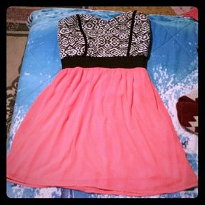 A dress with a open back.