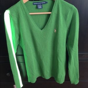 Ralph Lauren Sport green sweater!