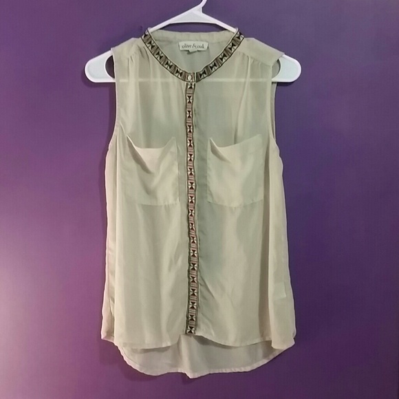 Olive & Oak Tops - Olivia & Oak Tribal Embroidered Blouse