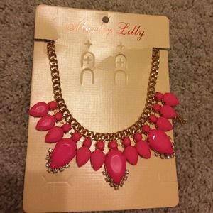 Pink necklace