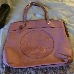 Coach pink handbag 💋