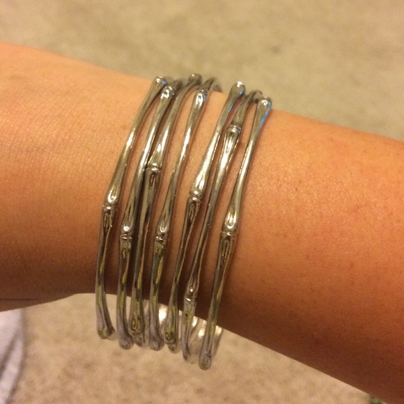 Silver bangles
