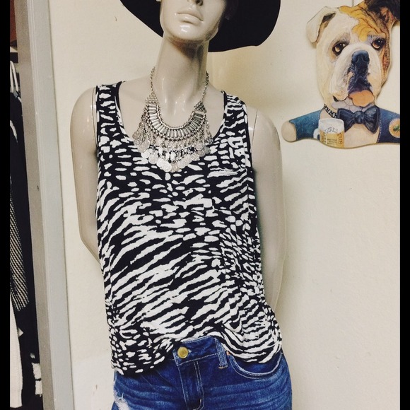 Zebra print top!