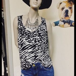 Zebra print top!