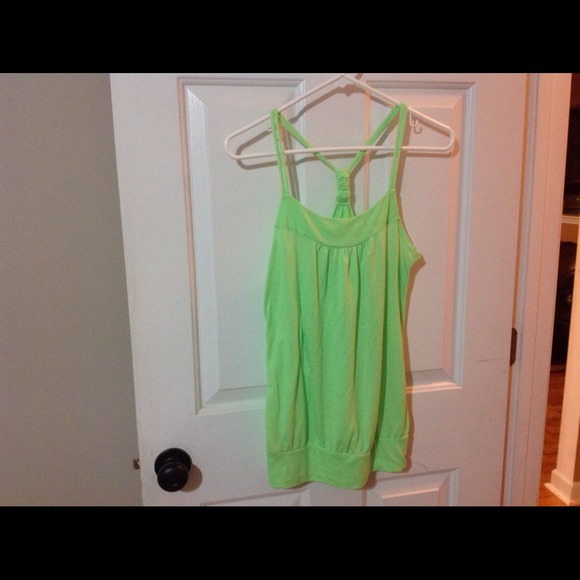 Open Back Tank Top